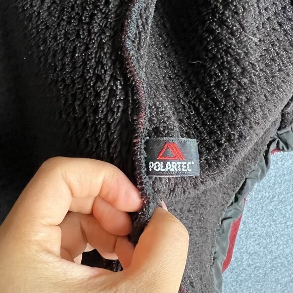 Vintage Patagonia Women's R2 Regulator Polartec Maroon Jacket Medium Fleece - Picture 11 of 11